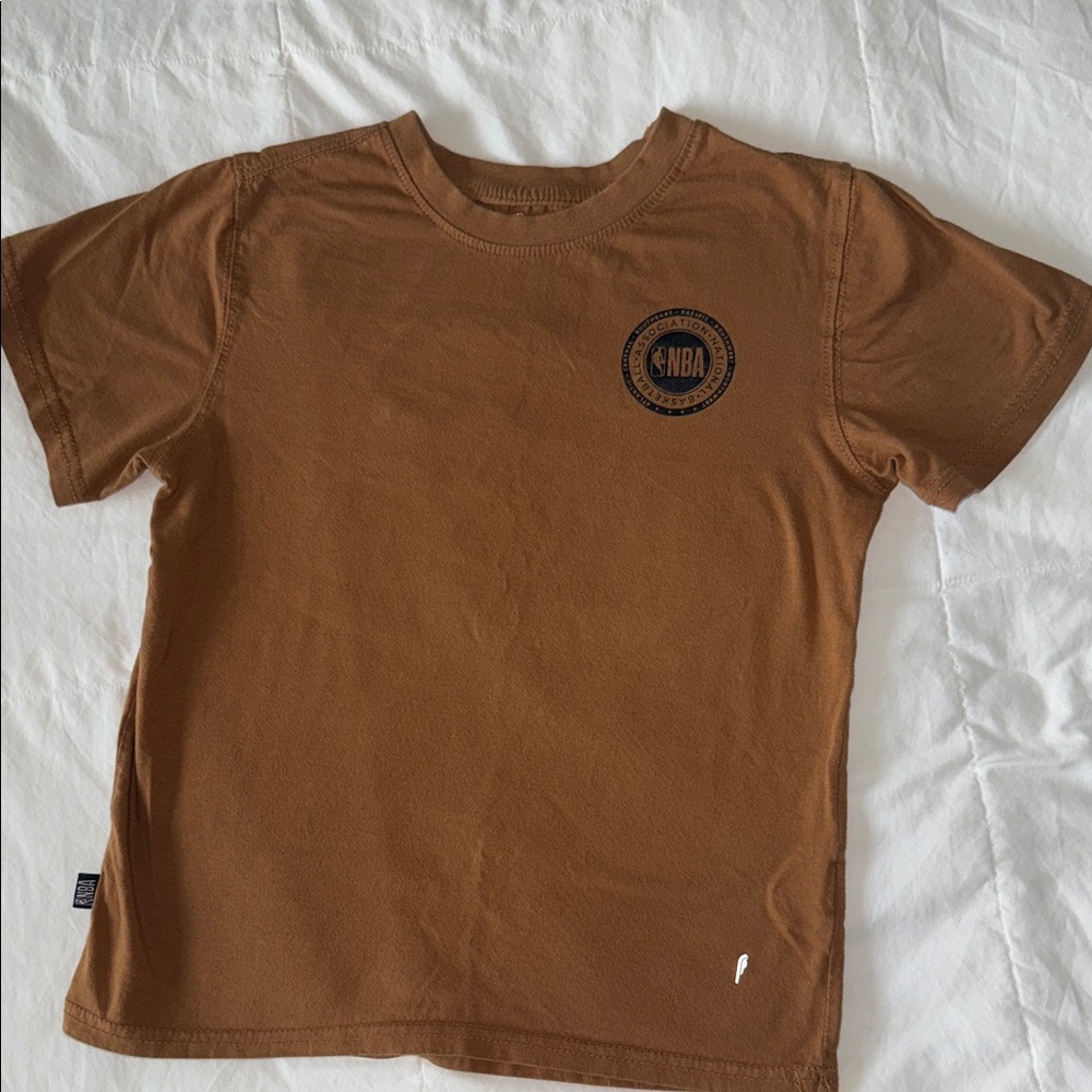 NBA Kids Short Sleeve Brown Tee size 10-12
